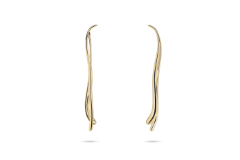 Manta Sticks - gold-plated earrings