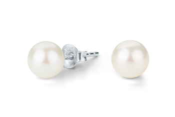 Jasmine Pearl Studs - silver earrings dedicated to the desire for BEAUTY