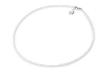 Jasmine Silver Necklace - náhrdelník z rýžových perel zasvěcen touze po KRÁSE, perla a stříbro